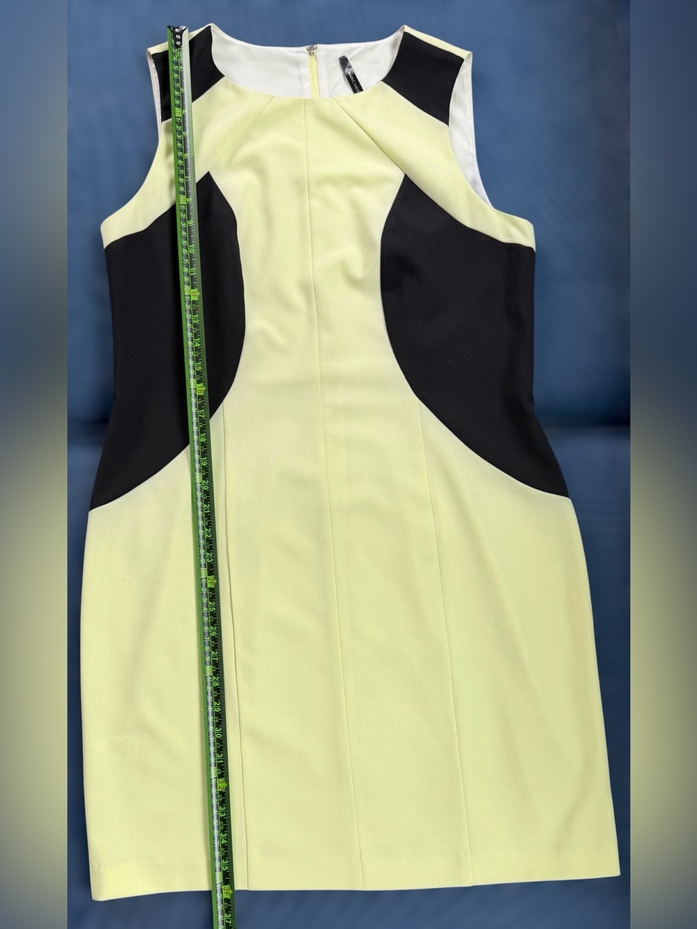 Marc NY Andrew Marc |Colorblock Sheath Dress |Size 12 |Slimming Fit - Picture 9 of 11